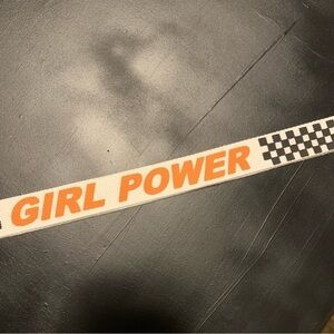 Girl Power D-Ring Belt, 50” long